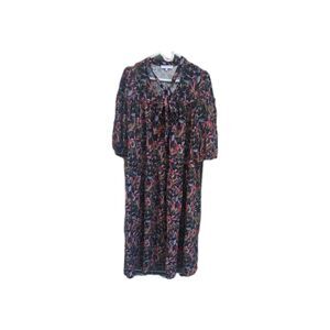 Taylor Tillman Fall Magnolia Brit Floral Rayon Dress Size XS
